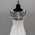 Fashion Gaun Pengantin Lace Embroidered Bride Gown Bondage Low Back White wedding gown wedding dress